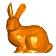 LowpolyStanfordBunnyUprightEars3DImage1.png Lowpoly Stanford Bunny With Upright Ears