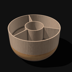 Shapr-Image-2023-06-29-175616.png Descargar archivo STL gratis Plato de fiesta con recogedor de conchas・Modelo para la impresora 3D