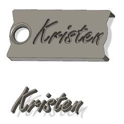 Kristen.jpg Custom Stanley Name Plate "Kristen" All sizes