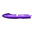 pod_6030-front.STL brauniger (iq-compeo,6030) gps vario pod for hang glider