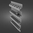 Tool-Rack-Assembly-Part-for-Render-render-2.png Tool Rack for Tormach TTS Style of Tools - Fits Grizzly G0704 & Optimum BF20 CNC Conversion Kits