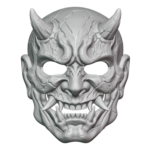 Oni Demon Skull Mask