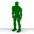 perspec.jpg Green Lantern - Lanterna Verde - ARTICULATED POSEABLE ACTION FIGURE 100mm