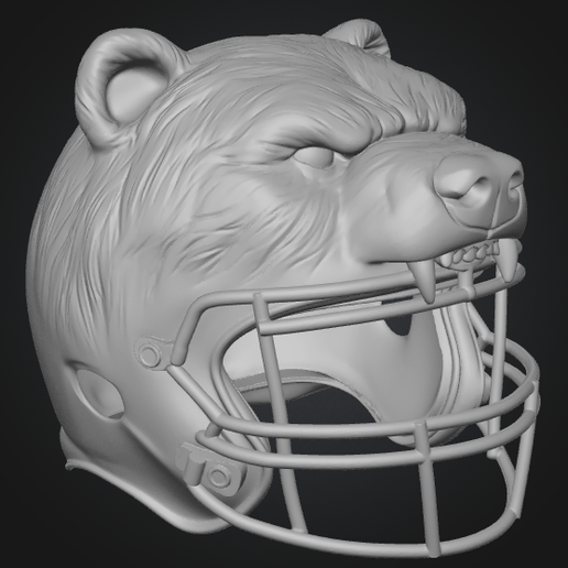 bears fantasy football helmet 🐻 Bear Helmet