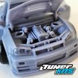 435435.jpg Nissan Skyline GTR34 tooned model kit
