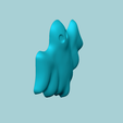 h9.png Halloween Molding A04 Ghost - Chocolate Silicone Mold