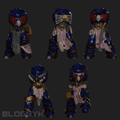 Night-lords-01.png STL file VIII Edge Lords Bodies x5 [NuScale]・Model to download and 3D print