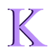K.STL Letras del alfabeto