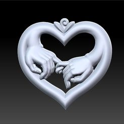 love_hands1.jpg Download free STL file hands of love • Design to 3D print, stlfilesfree