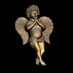 3.jpg Fichier STL gratuit Petit ange・Plan pour imprimante 3D à télécharger