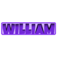 William_Playful.STL William 3D Nametag - 5 Fonts