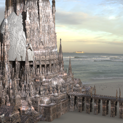 desert-conan.2043.png Archivo OBJ Gran Monolito Hiborio Bárbaro 1・Objeto imprimible en 3D para descargar