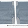 Kreuzungen-Kopfsteinpflasterstrasse-mit-Gehweg.jpg Modulstraßensystem Kopfsteinpflaster Komplettsystem für H0