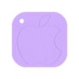 Apple Logo.stl Apple Logo Luxury Keychain