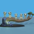 4CCFB1E8-BA5E-4BC6-9470-DAE7E03D1483.jpeg Kodama mononoke diorama ghibli