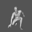 9.jpg Decorative Man Sculpture Low-poly 3D model