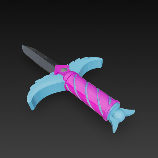 Screenshot-2025-06-27-101707.png Squid Game Knife Season 3 - Dagger from the First Game (STL Fan Art for 3D Printing)