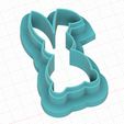 bunny-2.jpg Free STL file bunny shaped polymer clay cutter・3D printer design to download