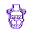 Freddy.stl STL file Five Nights At Freddy's Cookie Cutters Set・3D print design to download