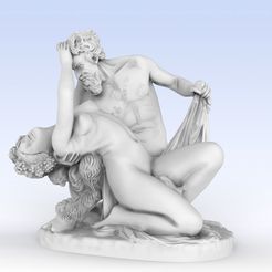 untitled.1446.jpg Free STL file Satyre and Bacchante・Object to download and to 3D print, Yehenii