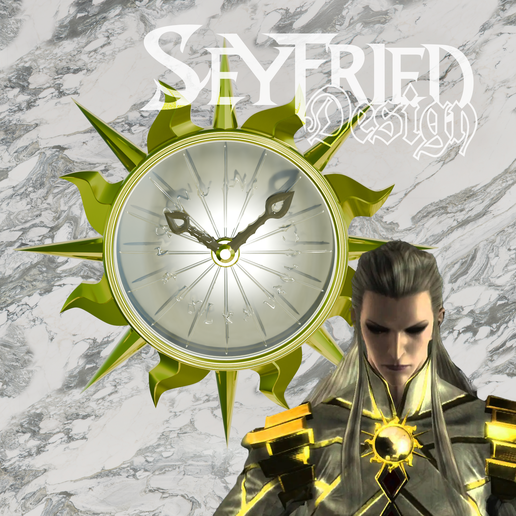 ⌚ Reloj del padre Balder Lumen de Bayonetta 2・Archivo STL para