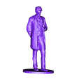 honest_abe.stl Free STL file Abraham Lincoln: The Man (Standing Lincoln)・3D printing design to download