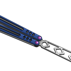 mirage-opened.png mirage balisong/butterfly knife trainer