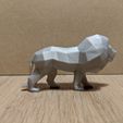LowPolyLion-right.jpg Low Poly Lion