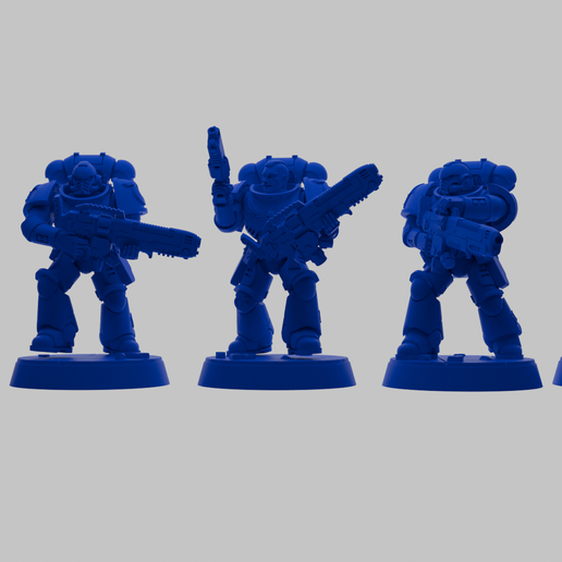 Ultramarine squad with plasma (SUPPORTS)