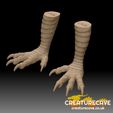 legs-34.jpg Griffin / Dragon / Creature Legs for Art Dolls and Puppets