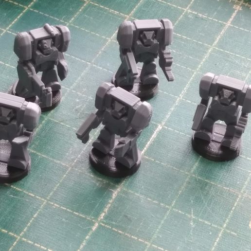 Magnetic Flat Mini Terminators (for 1st Ed Space Hulk plus Deathwing and Geanstealer expansions )