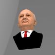 untitled.1772.jpg Mikhail Gorbachev bust ready for full color 3D printing