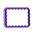 Scalloped Rectangle v1.stl Scalloped Rectangle Cookie Cutter