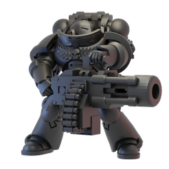 dw3.png Free STL file Order of the Aliens Heavy Weapons Warrior・3D print design to download