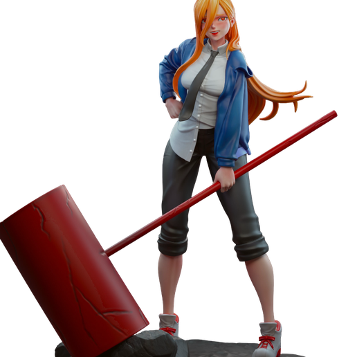 Power from Chainsaw Man 3D model