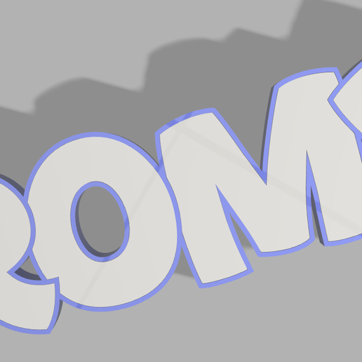 first name lamp 3D model