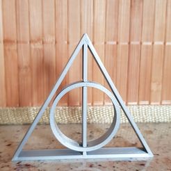 20210426_150908.jpg Free STL file Harry Potter Deathly Hallows Rotating Ring Support Free・3D print design to download