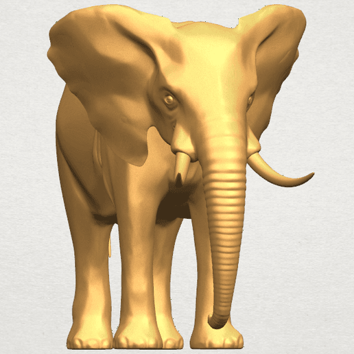 TDA0592 Elephant 07 A07.png Télécharger fichier gratuit Eléphant 07 • Design pour impression 3D, GeorgesNikkei