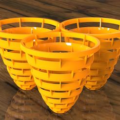 Desktop Baskets ORG.jpg Archivo STL Cestas de escritorio・Modelo para descargar y imprimir en 3D, SE_2018