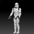 screenshot.402.jpg STAR WARS .STL The Clone Wars OBJ. Clone Trooper phase 1 and 2 3d KENNER STYLE ACTION FIGURE.