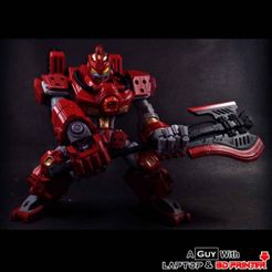 Frame-Image2-16.jpg STL file Magic Gear - based on MadoGear from ROMEL・Model to download and 3D print