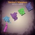 16.jpg Samira Weapon From League of Legends - Fan Art 3D print model