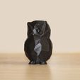 OWL LOWPOLY REAL 4.jpg STL file OWL LOWPOLY・3D print model to download, LUCID-3D