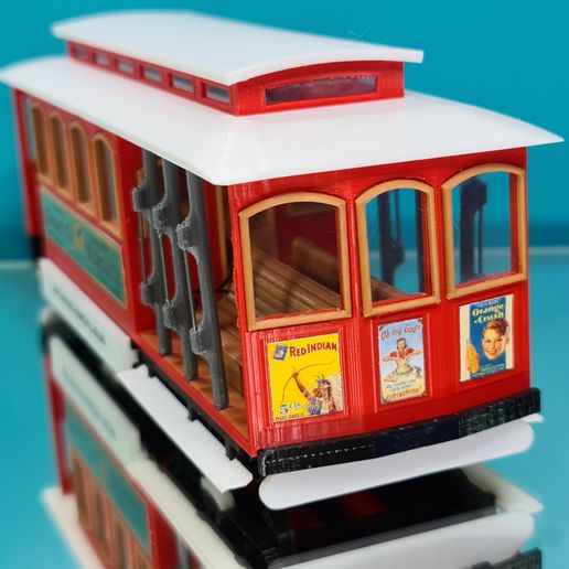 20211202_193026.jpg Télécharger fichier STL Tramway du téléphérique de San Francisco • Modèle pour imprimante 3D, Carlos_Diaz