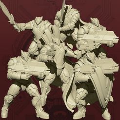 Mercy-Void-Knight-Group.jpg STL file (Mercy's Reach) Void Knight - Complete Collection・3D printer model to download