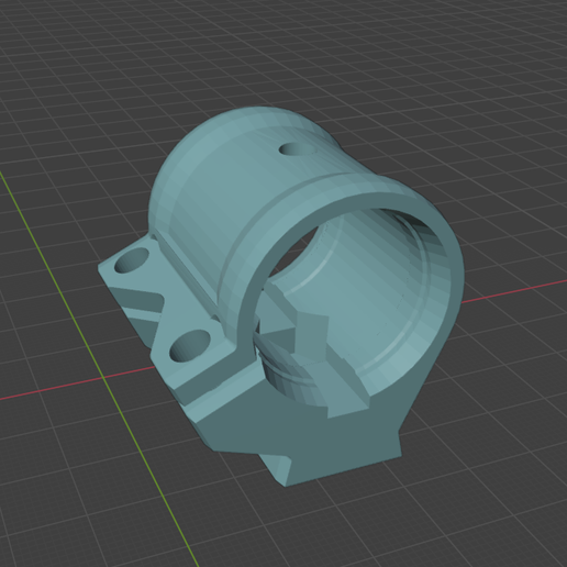 23mm helmet mount flashlight