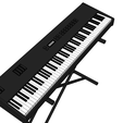 2.png Beethoven PIANO KEYBOARD THEATER WORK SCORE MUSIC SYMPHONY SCIFI TECHNOLOGY Mozart 3D MODEL