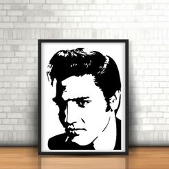b33a638390fe80f6aae9a0635ea46d6b_display_large.jpg Elvis Presley Sculpture murale 2D