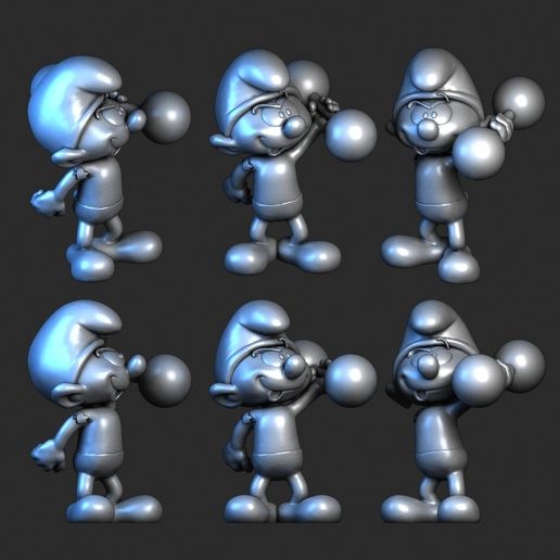 04.jpg Ein kräftiger Schlumpf / Schlumpfender Schlumpf