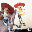 04.png Archivo STL Toy Story - Jessie - Articulado・Modelo para descargar y imprimir en 3D